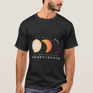 Solar Eclipse 2024 Total Eclipse Pennsylvania Grap T-Shirt