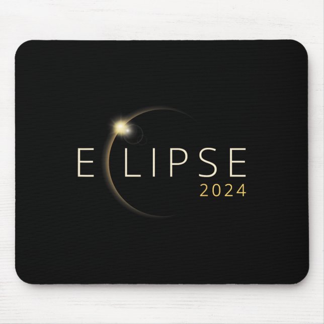 Solar Eclipse 2024 Total Solar Eclipse 4.08.24 1  Mouse Mat (Front)