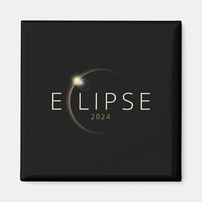 Solar Eclipse 2024 Total Solar Eclipse 4.08.24  Magnet (Front)