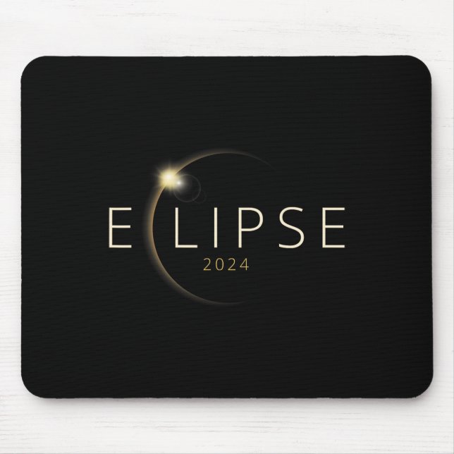 Solar Eclipse 2024 Total Solar Eclipse 4.08.24  Mouse Mat (Front)