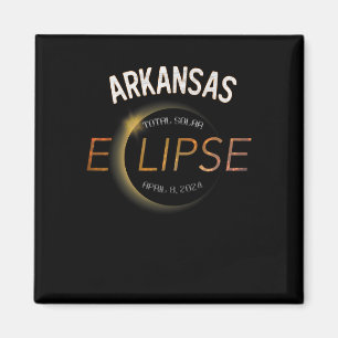 Solar Eclipse 2024 Total Solar Eclipse State Arkan Magnet