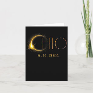 Solar Eclipse 2024 Total Solar Eclipse State Ohio Card