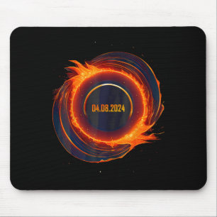 Solar Eclipse 2024 Total Sun Eclipse Mouse Mat