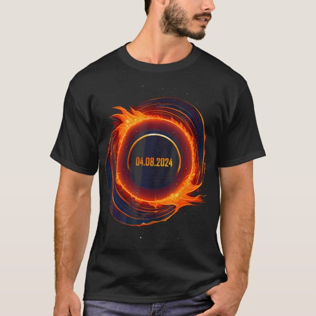 Solar Eclipse 2024 Total Sun Eclipse  T-Shirt (Front)
