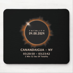 Solar Eclipse 2024 Totality 04.08.24 New York Ny Mouse Mat