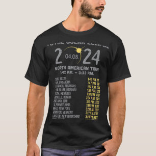 Solar Eclipse 2024 Totality April 8 Men Women Kids T-Shirt