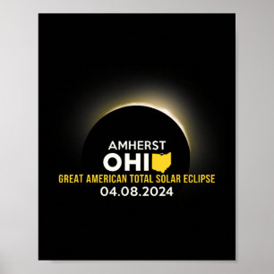 Solar Eclipse 2024 Totality April 8  Poster