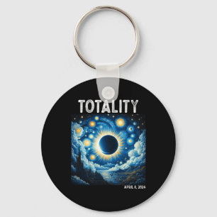 Solar Eclipse 2024 Totality April 8th Astronomy Sc Key Ring