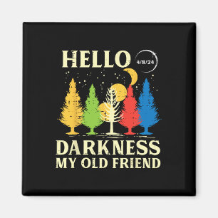 Solar Eclipse 2024 Tress Hello Darkness 04.08 Kids Magnet