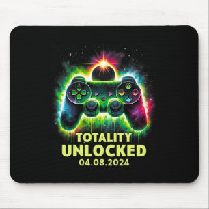 Solar Eclipse 2024 Video Game Gaming  Mouse Mat
