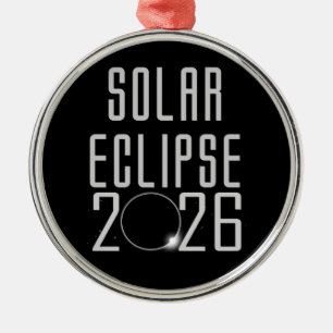 Solar Eclipse 2026 Commemorative Ornament