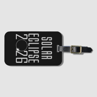 Solar Eclipse 2026 Grocery Tote Luggage Tag
