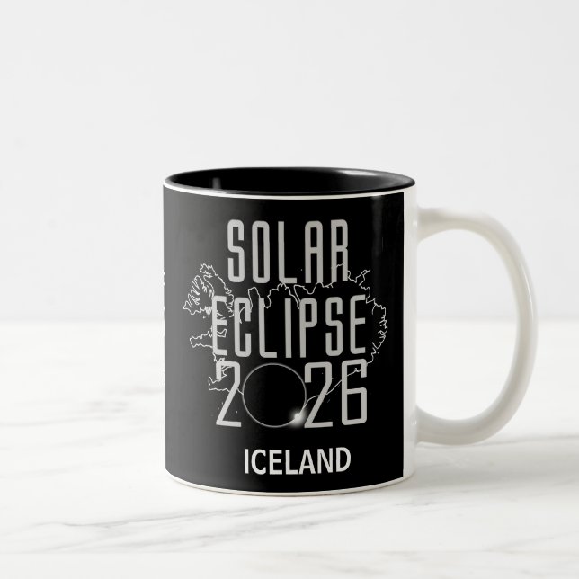 Solar Eclipse 2026 Iceland Mug (Right)