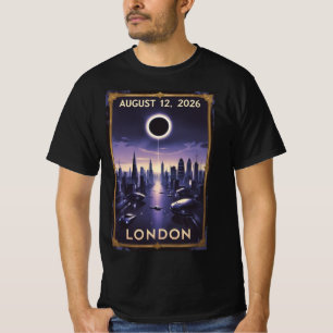 Solar Eclipse 2026 London Steampunk Group Shirt
