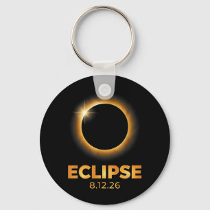 Solar Eclipse 2026 Total Solar Eclipse August 12 2 Key Ring