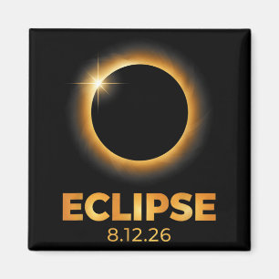 Solar Eclipse 2026 Total Solar Eclipse August 12 2 Magnet