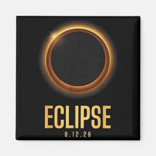 Solar Eclipse 2026 Total Solar Eclipse August 12 Magnet