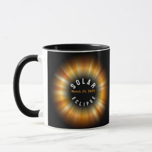 Solar Eclipse American Event 3/29/2025 CUSTOM NAME Mug