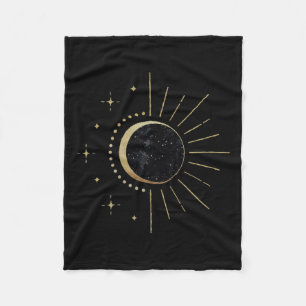 Solar Eclipse American Total Solar Eclipse Path Of Fleece Blanket