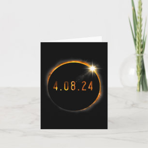 Solar Eclipse American Totality Spring 40824 Card