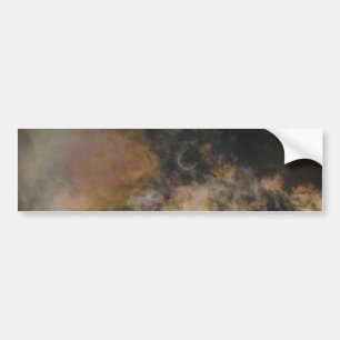 Solar Eclipse and Clouds Bumper Sticker