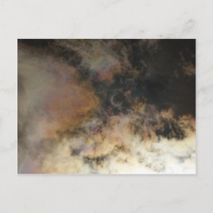 Solar Eclipse and Clouds Postcard