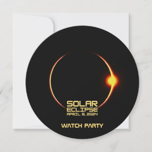 Solar Eclipse April 8, 2024 Invitation