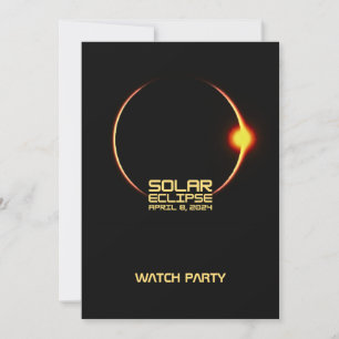 Solar Eclipse April 8, 2024 Invitation