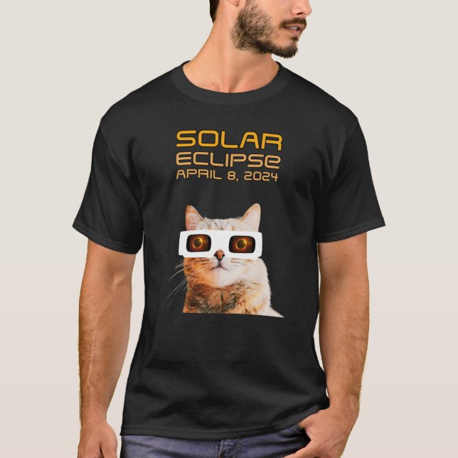 Solar Eclipse Aril 8, 2024 T-Shirt (Front)