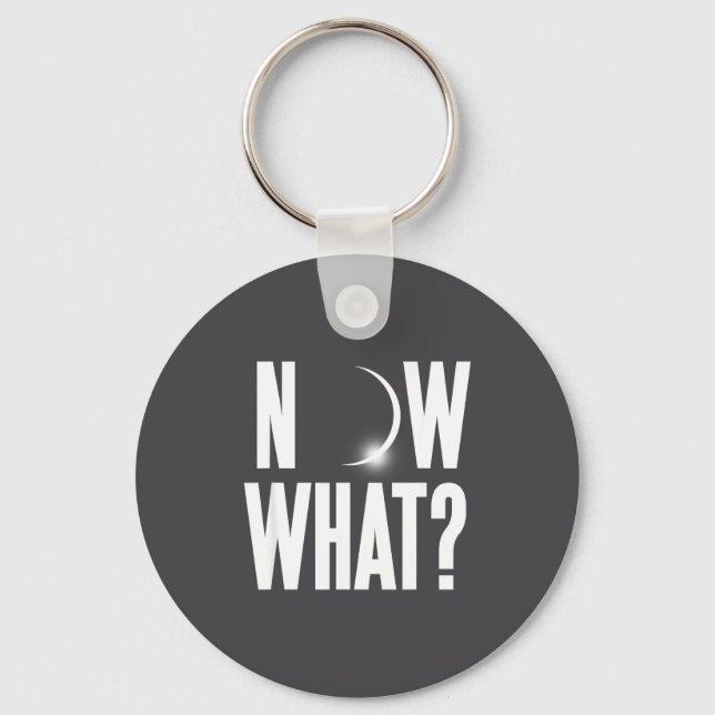 Solar Eclipse August 2017 Key Ring (Front)