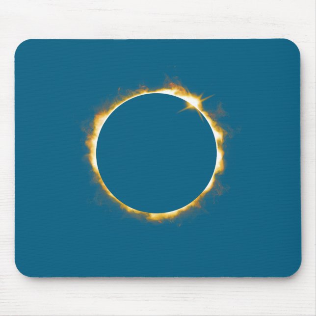 Solar Eclipse August 21 2017 Illustration Mouse Mat (Front)