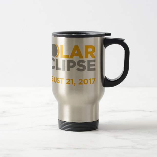 Solar Eclipse August 21 2017 Travel Mug (Right)
