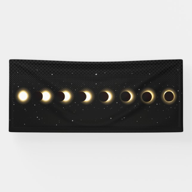 Solar eclipse  banner (Horizontal)