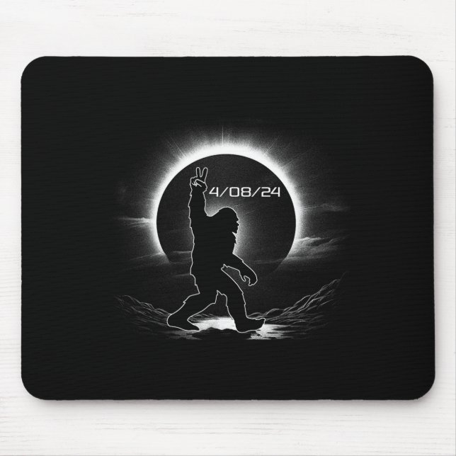 Solar Eclipse Bigfoot Total Solar Mouse Mat (Front)