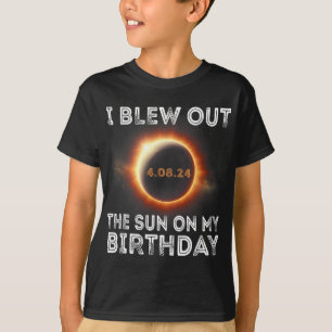 Solar Eclipse Birthday I Blew Out The Sun On My Bi T-Shirt