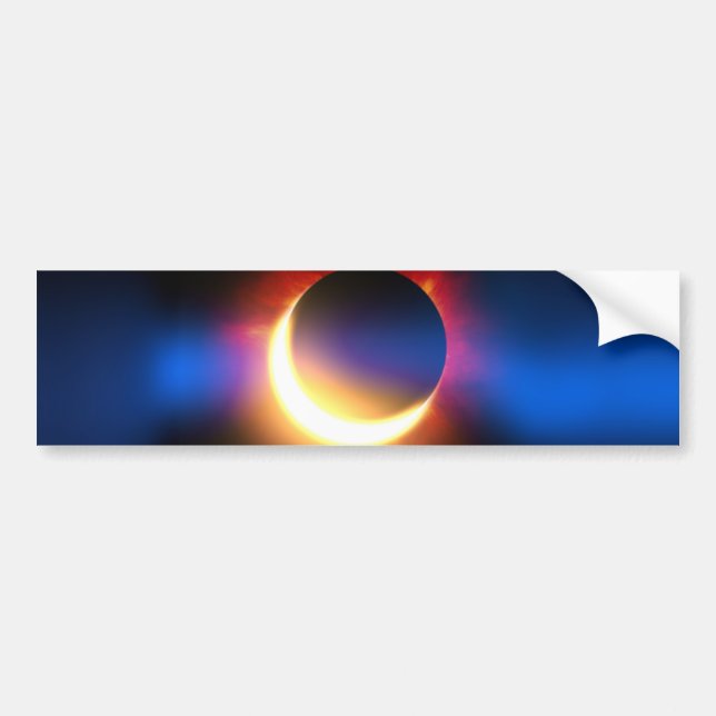 Solar Eclipse Bumper Sticker (Front)