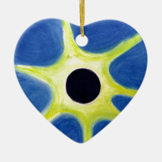 solar eclipse ceramic tree decoration