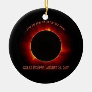 Solar Eclipse Ceramic Tree Decoration