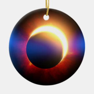 Solar Eclipse Ceramic Tree Decoration