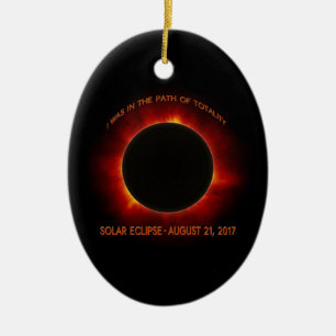 Solar Eclipse Ceramic Tree Decoration