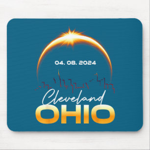Solar Eclipse Cleveland Ohio Total Mouse Mat