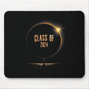 Solar Eclipse College Dabbing Graduation Cl Of 202 Mouse Mat