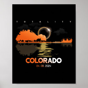Solar Eclipse Colorado Guitar Totality  Poster