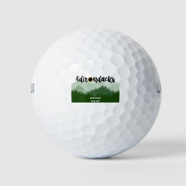 Solar Eclipse Commemorative Golf Ball  (Front)