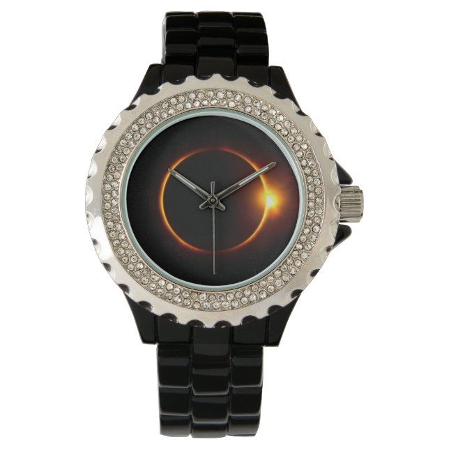 Solar Eclipse Dark Sun & Moon Watch (Front)