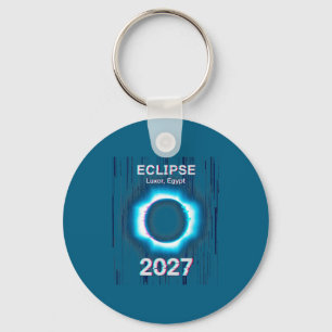 Solar Eclipse Egpyt Total Solar Design Key Ring