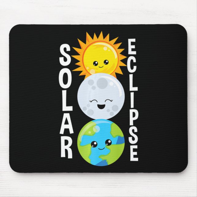 Solar Eclipse For Adults Toddlers And Kids  Mouse Mat (Front)