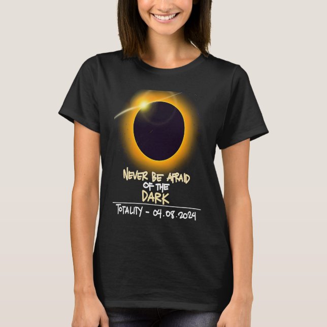 Solar Eclipse  For Men and Women Totality Sun Moon T-Shirt (Front)