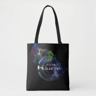 Solar Eclipse Fractal Art Spacescape Tote Bag