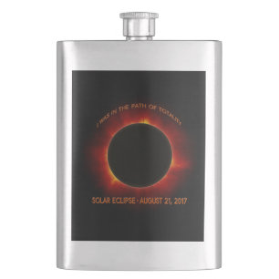 Solar Eclipse Hip Flask